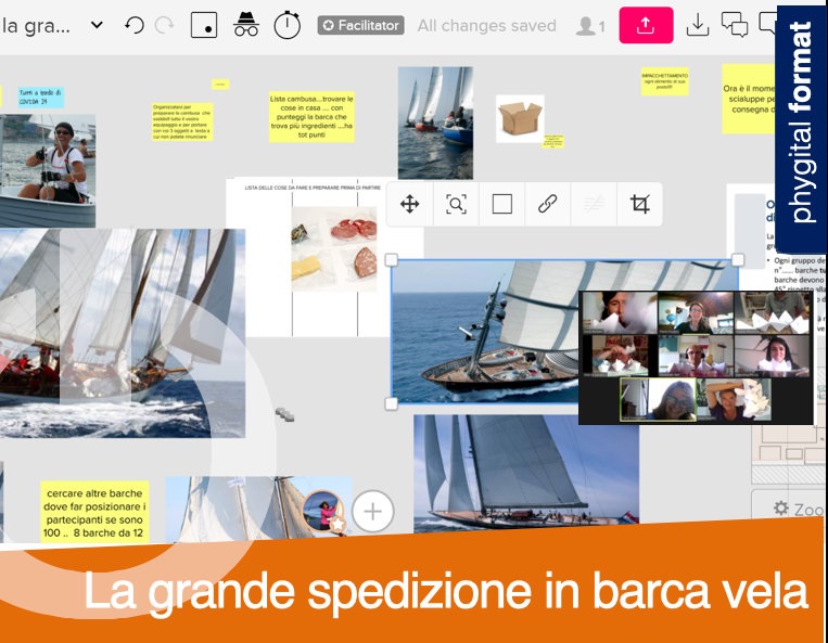 Format per team building online: la spedizione in barca a vela